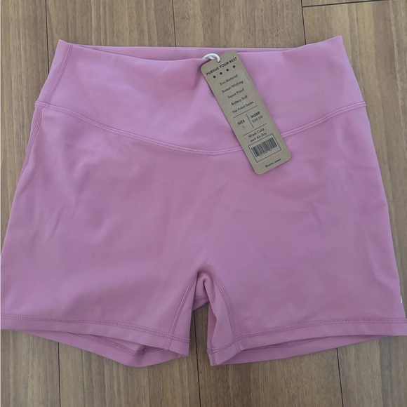 ACTA x Tori Halford collab. Women's Pink Athletic Shorts - Picture 1 of 1